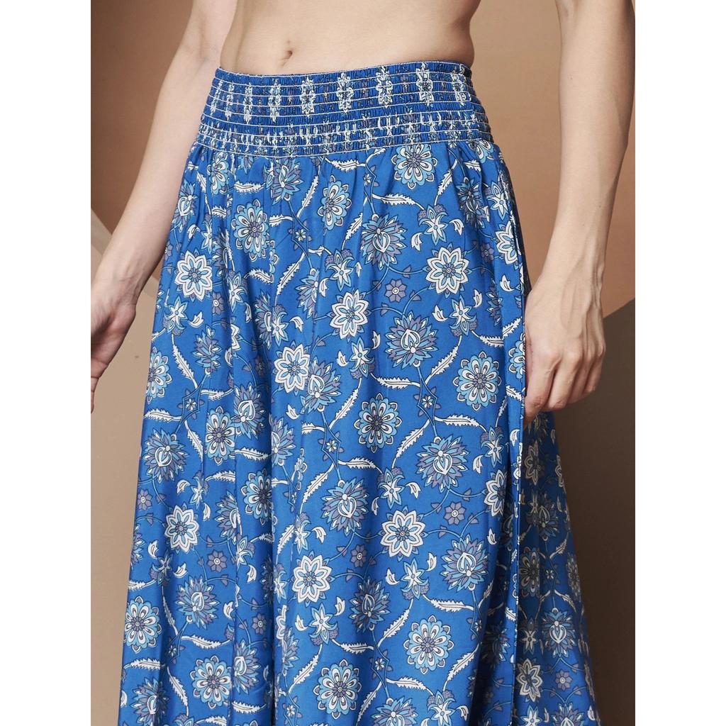 Indian Women's Floral Printed Palazzo Set Beautiful Designer Ethnic Trousers