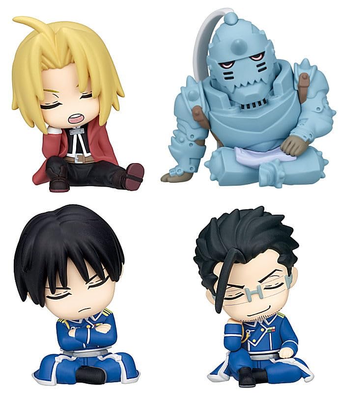 Shoulder Zun Fig. Fullmetal Alchemist [Set of 4 (Full Complete)] Gacha Capsule Toy