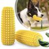 Soft Corn Shaped Dog Toy - Interactive Squeaky Teething Chew Toy for Small and Medium Pets, Anxiety Relief for Indoor and Outdoor Play Less