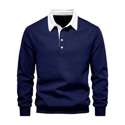 Men's Casual Long-sleeved Autumn Pullover Shirt, Fashionable Slim Fit Casual Date Hoodie Sweater