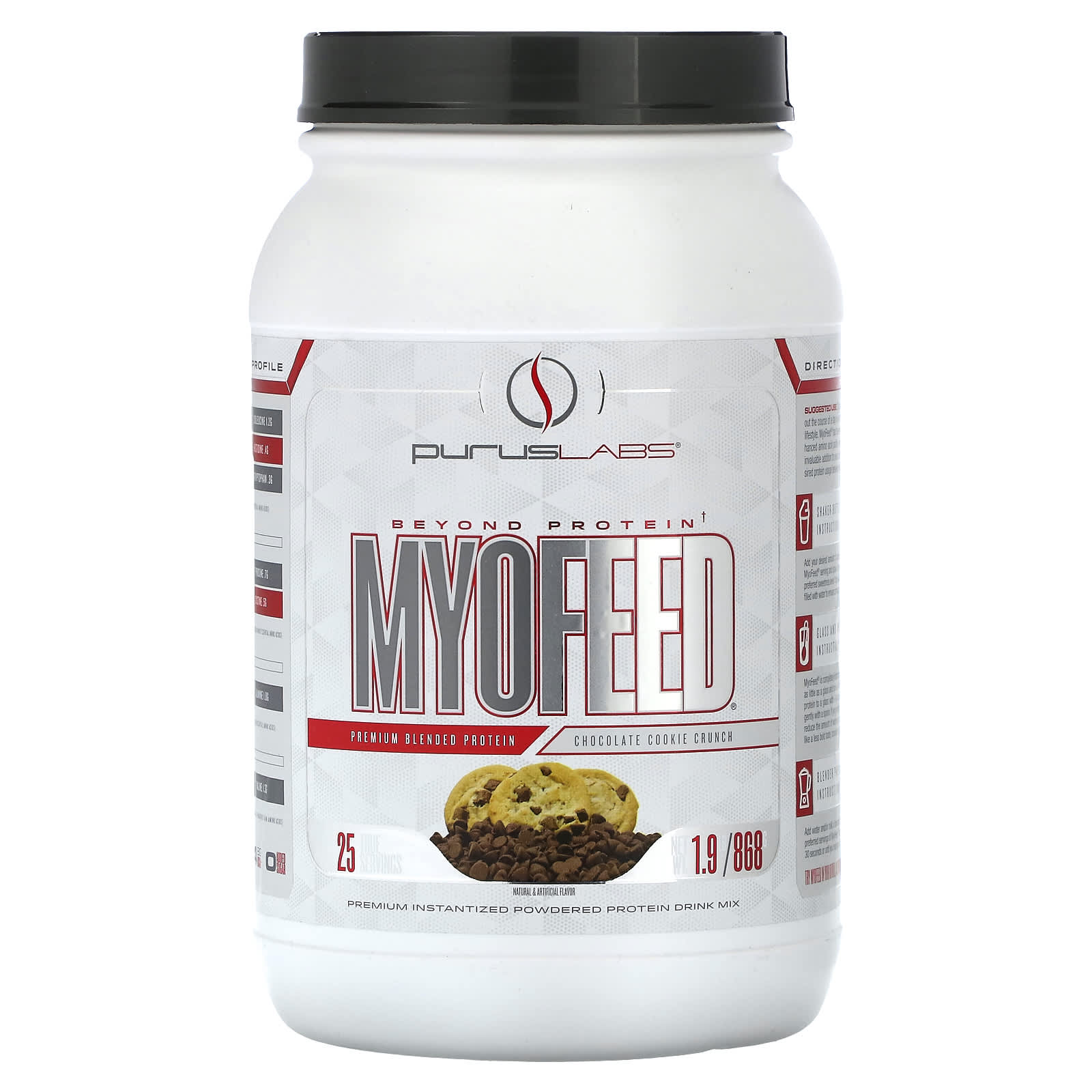 

Purus Labs, MyoFeed, Chocolate Cookie Crunch, 1.9 lb (868 g)