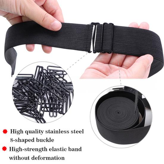 3Pcs 2.5/3/3.5CM Adjustable Wig Band Removable Non-slip Wig Elastic Strap Glueless Wig Making Headband Wig Cap Accessories