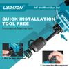 LIBRATON Hand Rivet Nut Tool, Two-Handed, Includes 70 M3/M4/M5/M6/M8/M10/M12 Blind Nuts