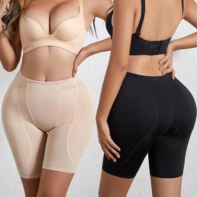 Tummy Control Pants with Hip Enhancer & Butt Lift Pads for Women - Plus Size Postpartum Shaper Briefs