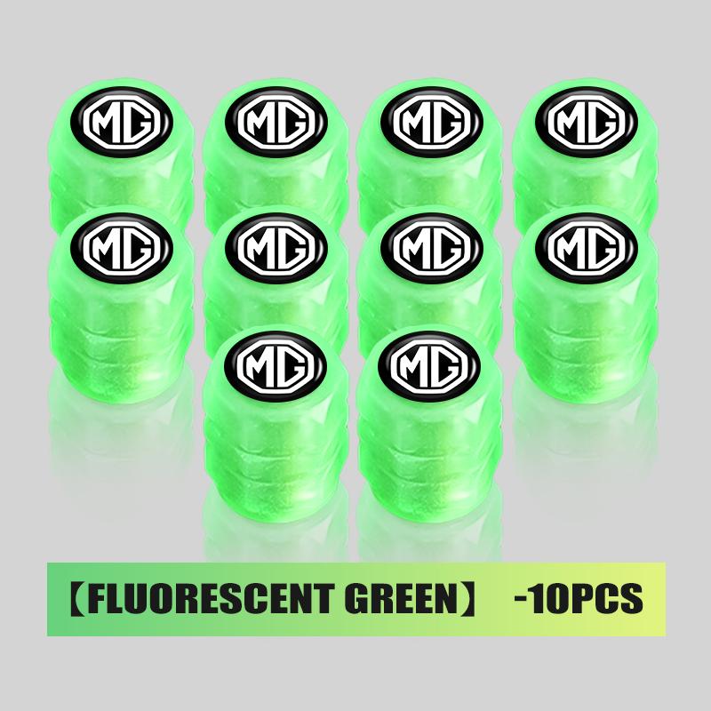 For MG Luminous Tire Valve Cap Car Wheel Hub Glowing Cover Auto Accessories RX5 RX8 350 550 6 3 5 7 ZR ZS HS GS GT Hector wue1