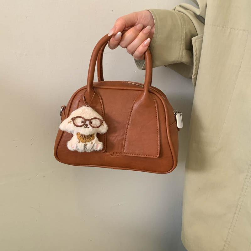 Handbag Bag Women's 2025 New Trendy Autumn and Winter Niche Light Luxury High-end Retro Shoulder Bag Crossbody Small Square Bag