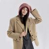 DIMANAF Women Hat Fashion Thick Knitted Hat New Lady 2025 Warm Winter Autumn