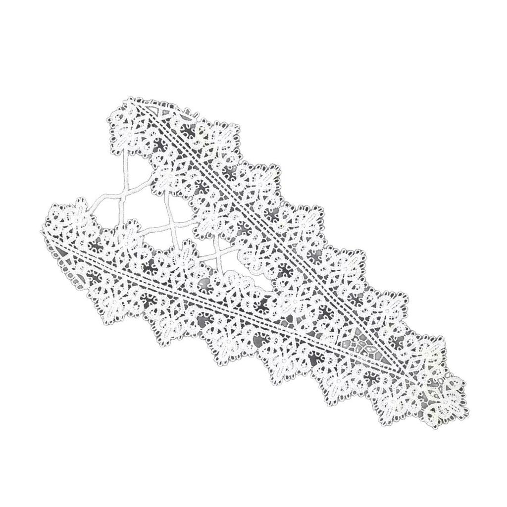 Lace Collar Hollow Back Collar Diy Lace Accessories Three-Dimensional Embroidery Fake Collar Milk Silk Embroidery
