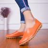 Women's Leather Driving Shoes Moccasins Comfort Flats Casual Slip on Plus Size Walking Shoes for Mother