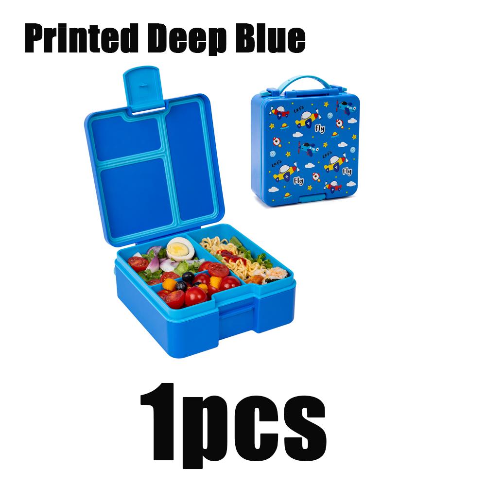 1pcs Cartoon Adorable Bento Box Microwavable Divided Leakproof Lunch Box For Teenagers And Workers School Canteen Back School