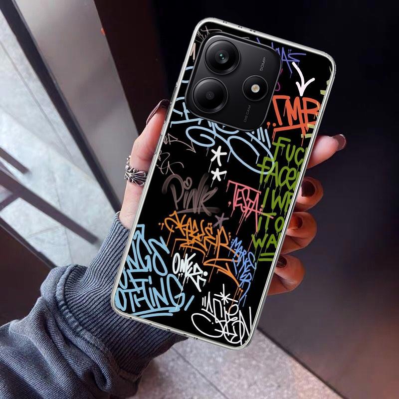 

Graffiti Fashion Cool Phone Case For Xiaomi Redmi Note 15 14 14S 13 12S 12 Pro Plus 11S 11 10S 10 4G Cover 11E 11T 5G Print Fund Redmi Note 14 Pro 5G