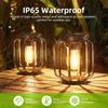 Solar Lantern Led Light Daylight Sensor Garden Lamps Lights Outdoor Waterproof Landscape Iron-art With Durable Chain Decor