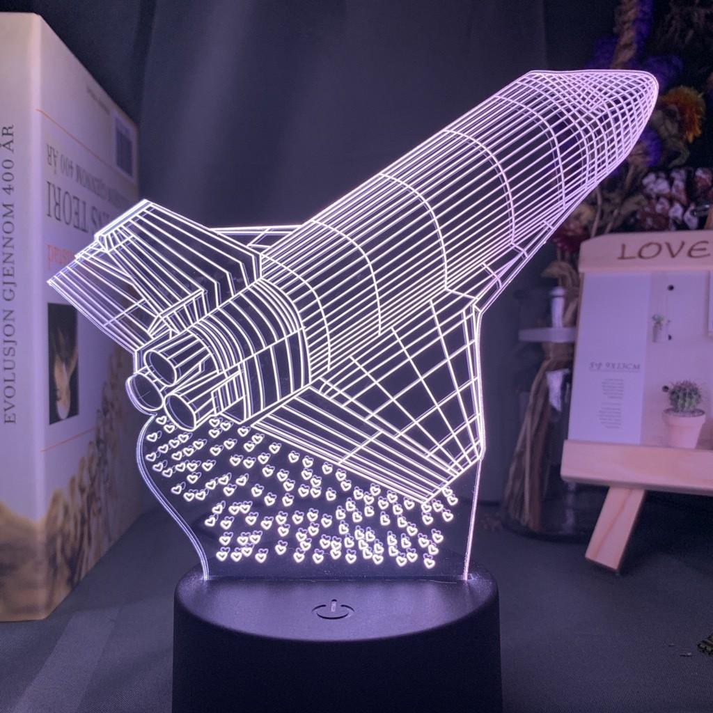 Themed Transportation 3d Led Night Lamp Touch Switch Multicolor Lighting Bedroom