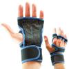 Übung Halbfinger-Handschuh Hantel Verschleißfester Yoga-Handschuh Instrumententraining Fitness Rutschfester Schutz