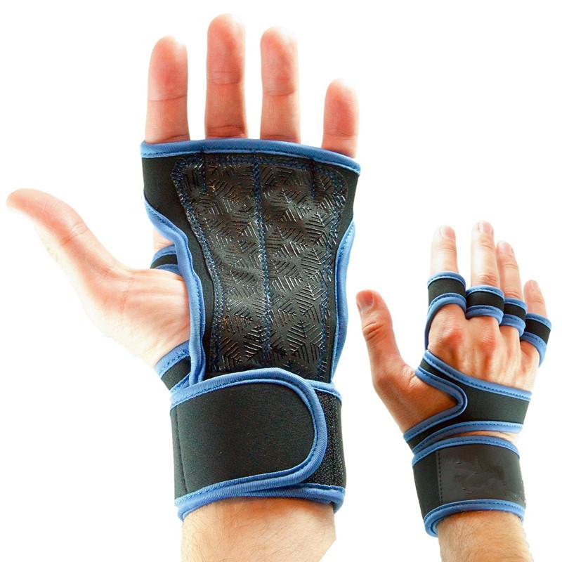 Übung Halbfinger-Handschuh Hantel Verschleißfester Yoga-Handschuh Instrumententraining Fitness Rutschfester Schutz