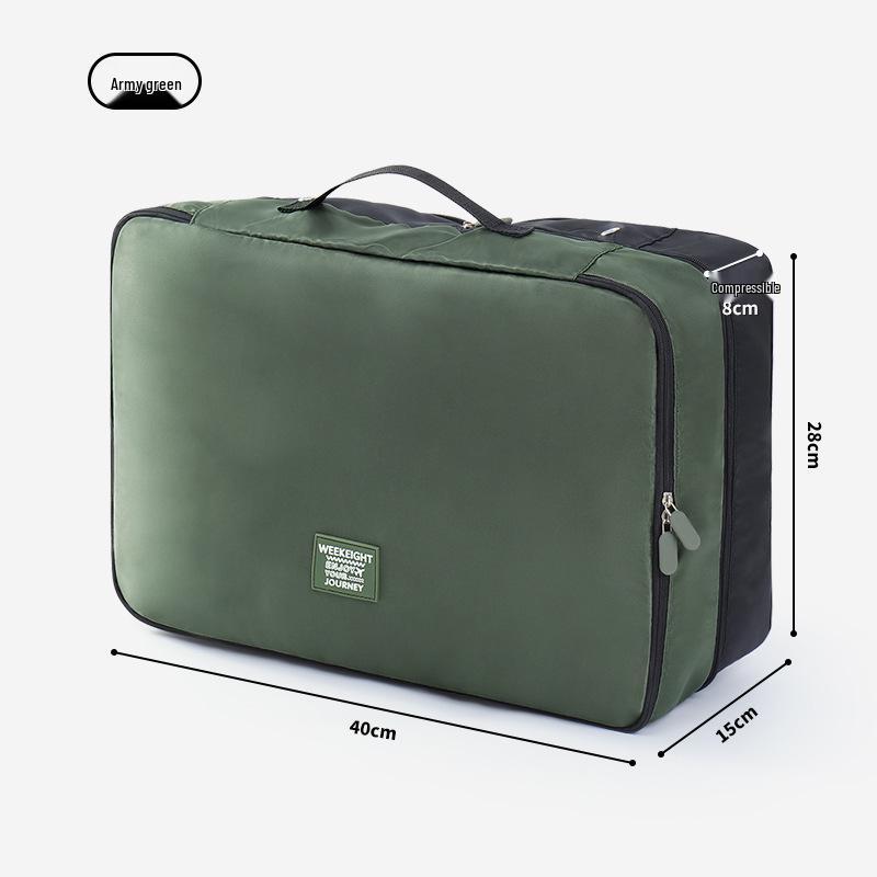 Large Double-Layer Portable Clothes Storage Bag for Seasonal Change