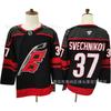 Vlastní vyšívaný pánský dres Carolina Hurricanes pro lední hokej, syntetická směs, výkonnostní uniforma