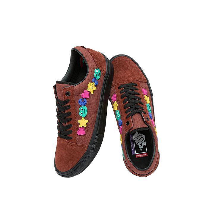 Frog X Vans Skate Old Skool Low Top Sneakers Unisex Brown VN0A5FCBY49