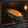 Durable Carbon Steel Oval Removable Bottom Cake Pan Snap Fastener Non-Stick Chiffon Cake Pan Heat-resistant Baking Pan Oven
