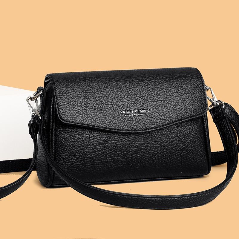 Fashion Women's Messenger Bag, New Mobile Phone Small Square Bag, Mother Bag, Simple Atmosphere Commuter Shoulder Bag