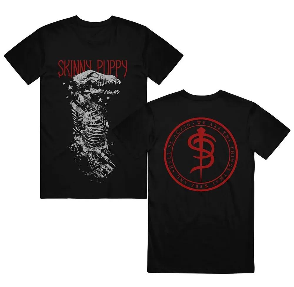 Unisex Short Sleeve Crew Neck Cotton T Shirt Skinny Puppy contest winner XL