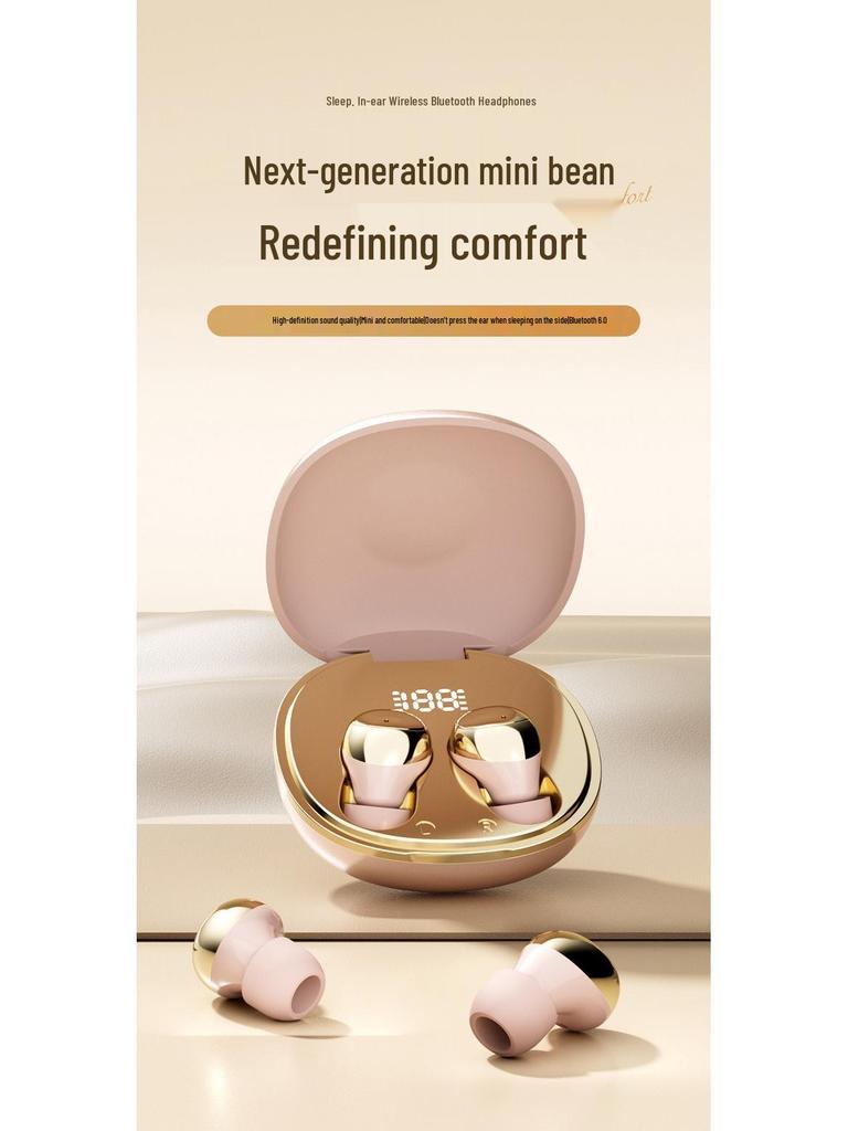 Compact Bluetooth Invisible Sleep TWS Earbuds with Digital Display