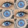 COD EYESHARE RAVEN BLACK Cosplay Contact Lenses Blood-red Halloween Eye Makeup Lens White/Black Crazy Cosplay Softlens