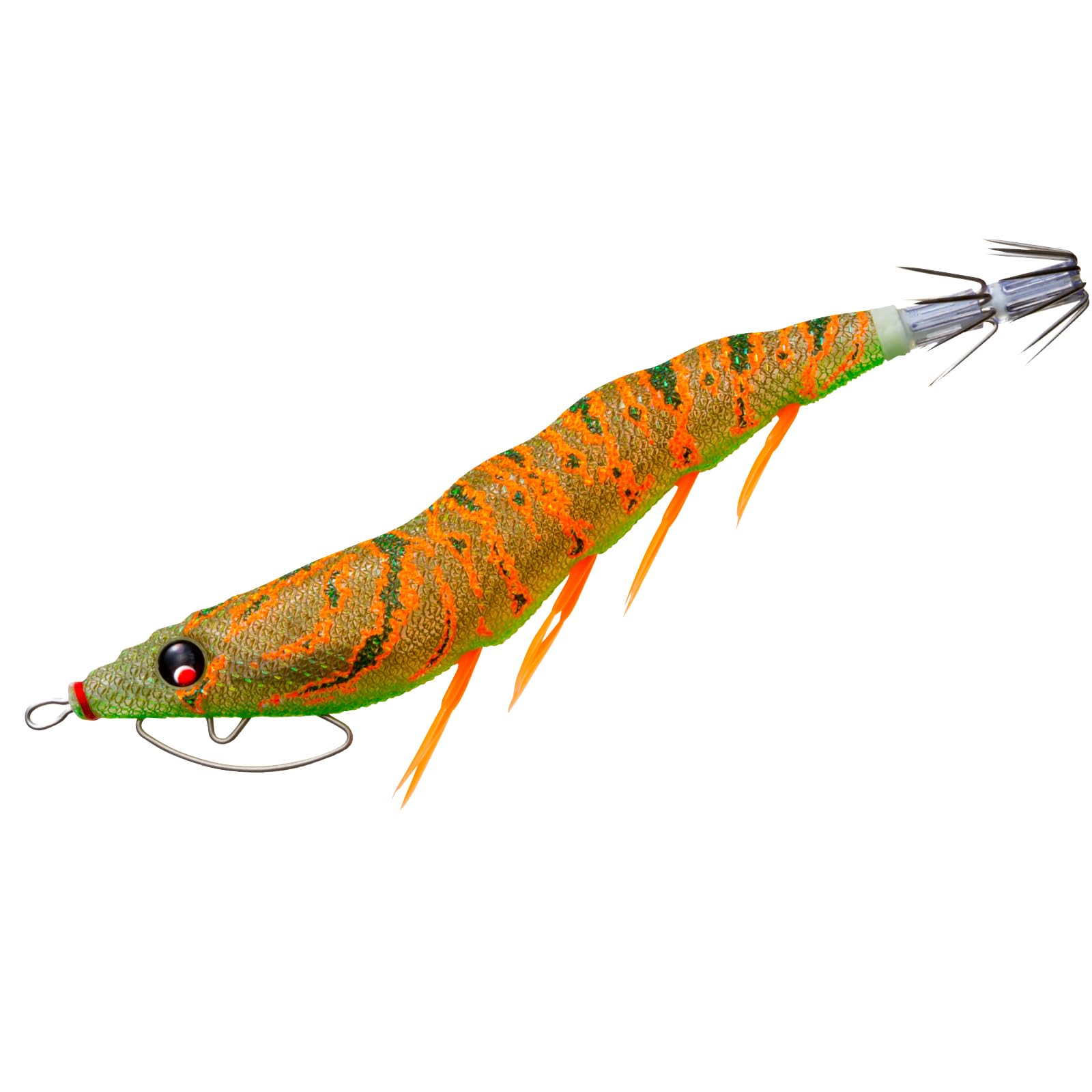 

DUEL Squid Cast and Feed Fishing Fishing Bigfin Reef Size Green EZ-Q Lure, [Eging Tackle, Gear, Bait, Squid] 2.5, Weight 10g, A1755-LMBI -