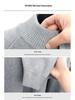Men's High-End Luxury Knit Sweater: Stand-Up Collar, Half-Zip, Loose Fit for Autumn/Winter 