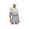 Under Armour Logo Gradient Print Short Sleeve T-Shirt Women Tops Mist-Gray 1376750-006