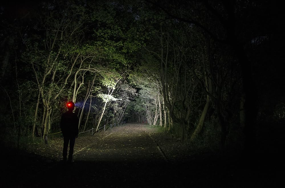 GENTOS Head Vader LED USB 720 Hours of Operational Run Rear View Requires Dedicated Rechargeable Battery HV-1000R Headlamp, Rechargeable, Lumens, 6.5