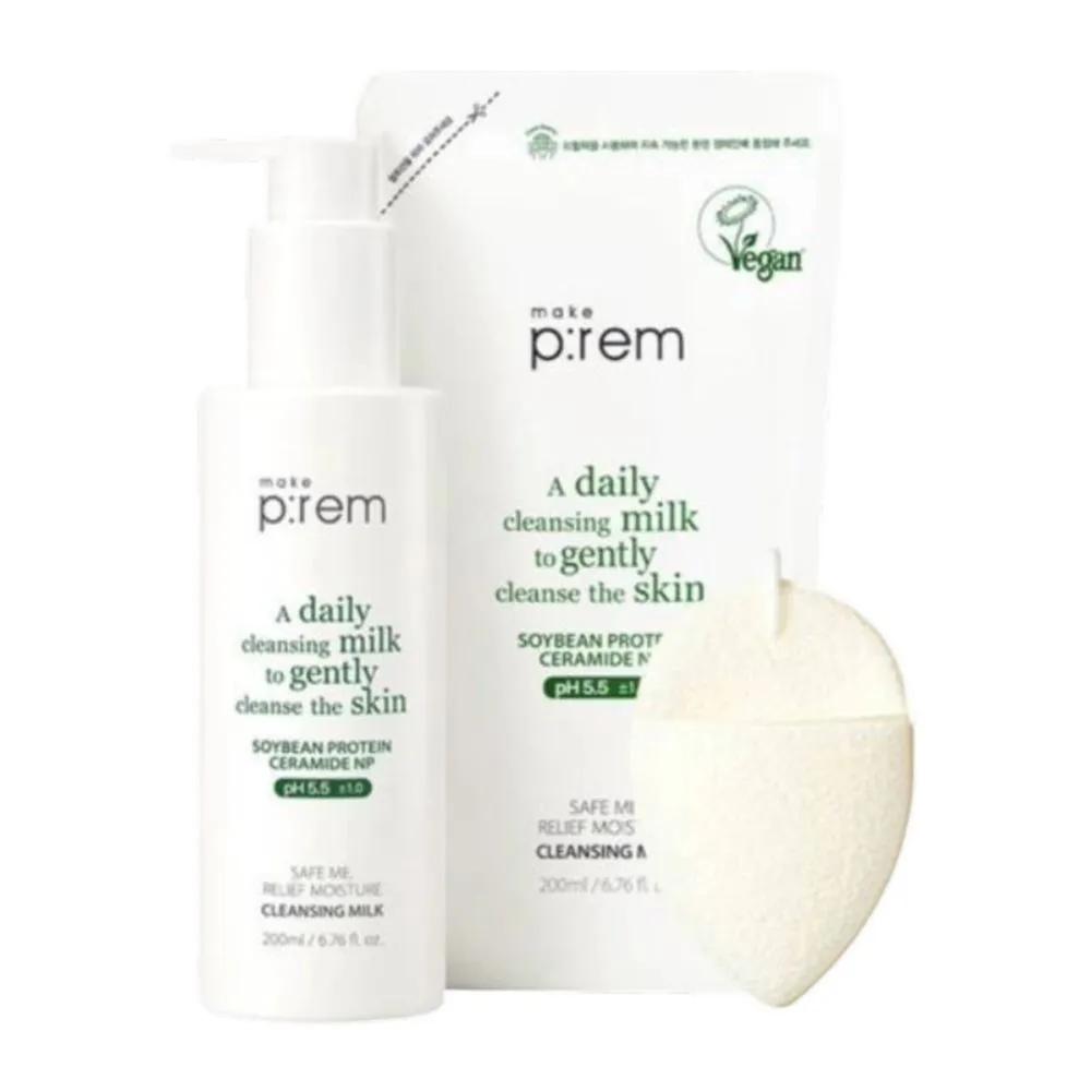 Make P:REM Cleansing Milk 200ml, Refill 200ml