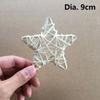 Indonesian Vine Woven Wreaths White Rattan Woven Star Christmas Decoration DIY Handicraft Home Ornaments Wedding Party Supplies