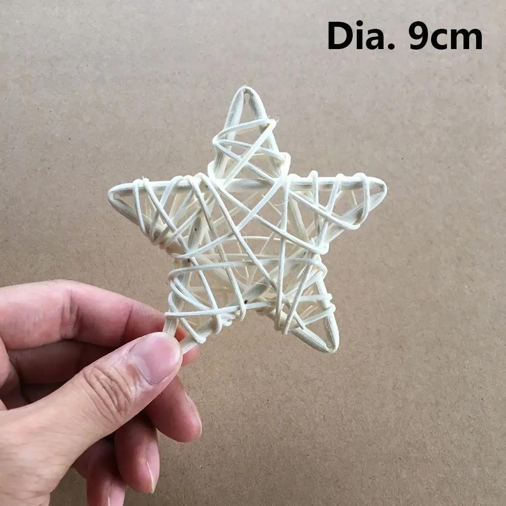 

DIY Handicraft Wedding Party Supplies Photography Prop Christmas Decoration Indonesian Vine Woven Wreaths Rattan Star Supplies