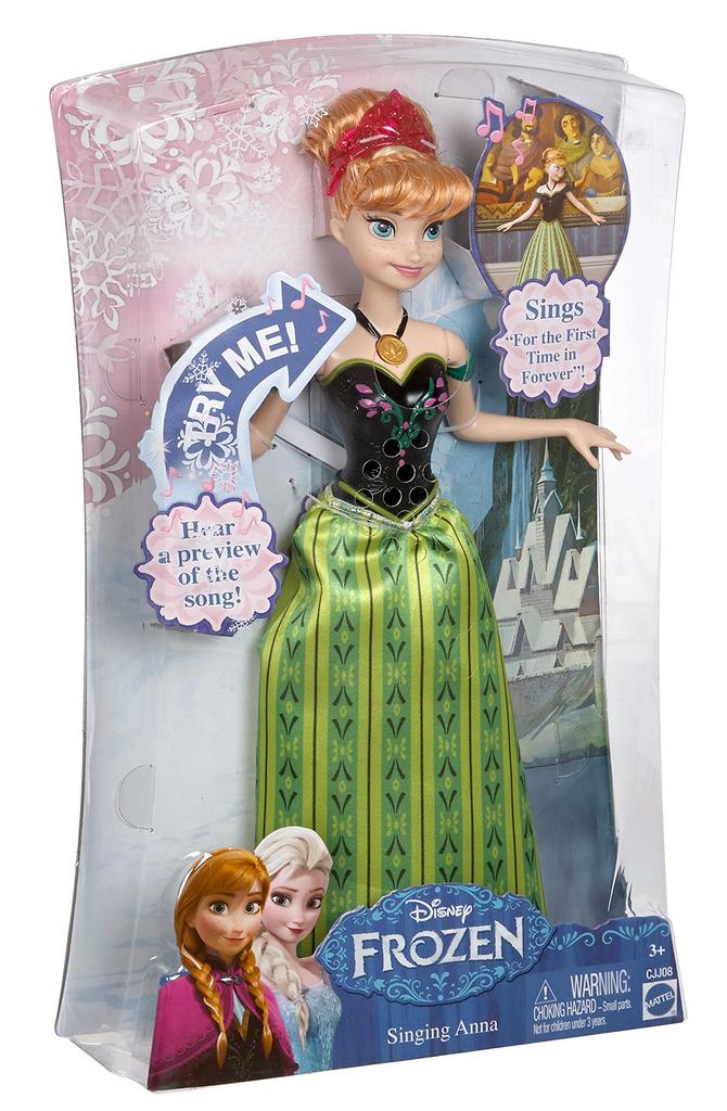 Disney Princezna Ledové království Poprvé (Anglická verze) Zpívající Anna (CJJ08)