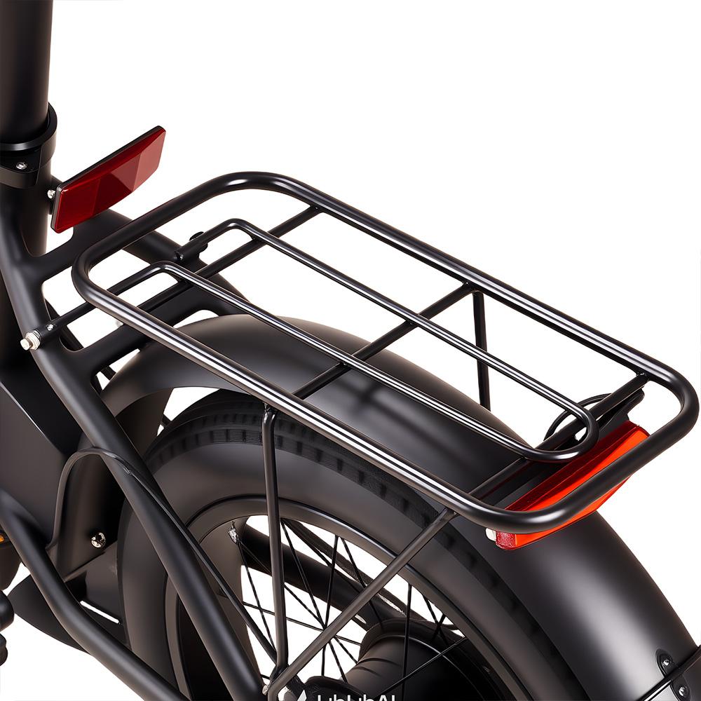 Electric Bicycle Ebycco S1 20" Tire 250W Motor City Electric Bike For Adult 36V 10.4Ah Dual Disc Brakes Max Range 50Km 7 Speed Black
