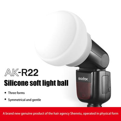 Blitz Diffusor Kuppel Zusammenklappbar Ak-R22 Silikon Weichlichtkugel Für V1 Serie Blitze Ad100Pro Ad200Pro Fotografie Live