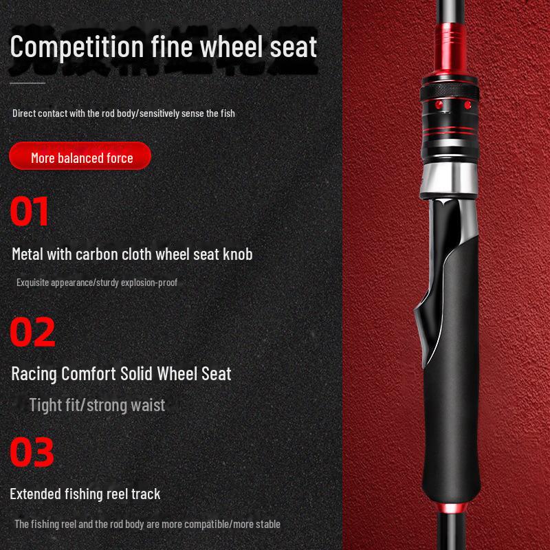 Long distance shore casting fishing rod set including soft tail, bridge, and sea rod for raft fishing.