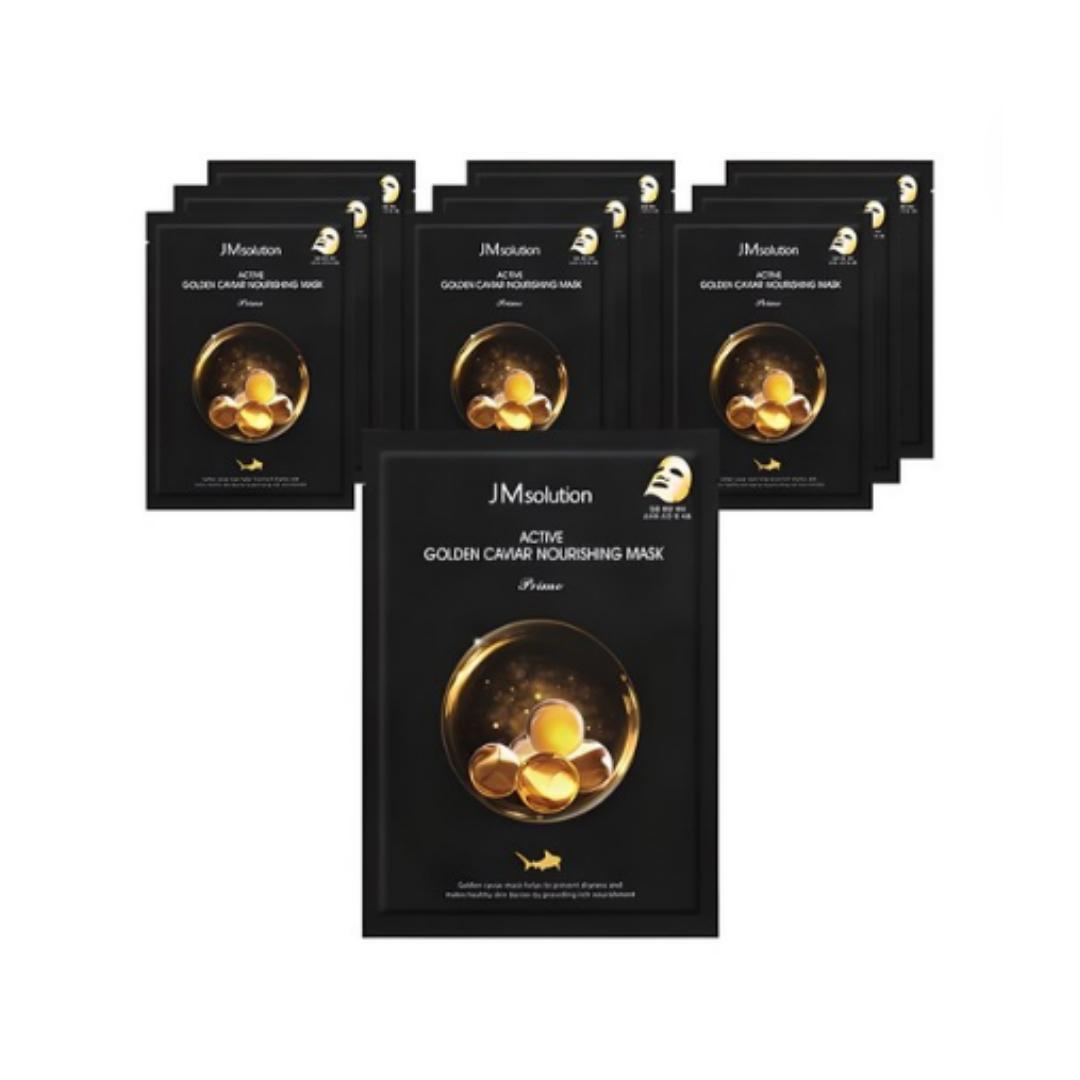

JMsolution Active Golden Caviar Питательная маска Prime — 30 мл (1 лист) × 10 листов