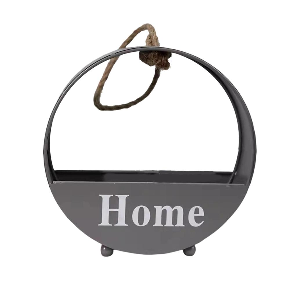 Iron Wall Mounted Flower Pots, Flower Baskets, Wall Mounted Wall Decorations, Pendants, Living Room And Bedroom Wall Decorations