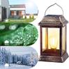Outdoor Solar Lantern Lights Waterproof 2-Pack for Garden Patio