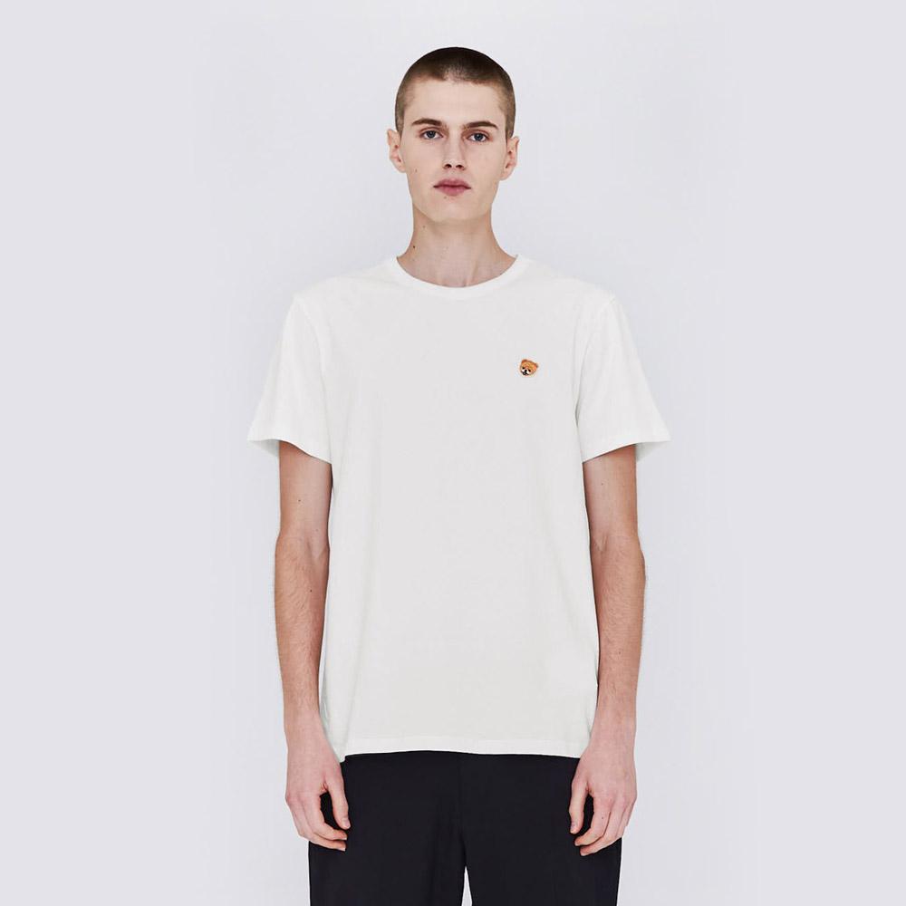 Seriver Brown Pome Patch T-Shirt Iv Ivory/L