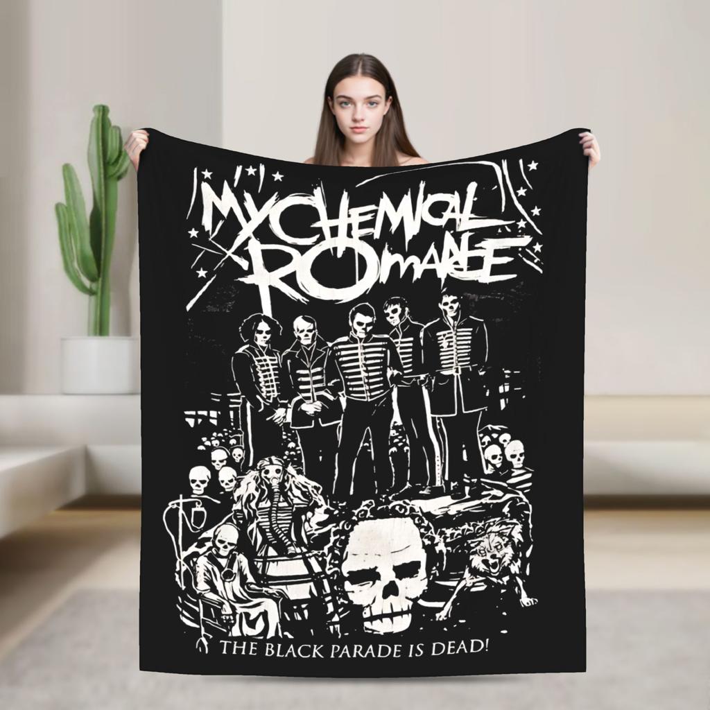 Gerard Way MCR VIntage   Blanket Quality Soft My Chemical Romance Throw Blanket Winter Students Living Room Fashion Bedspread