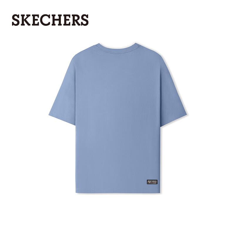 Skechers Unisex Round Neck Short Sleeve T-Shirt