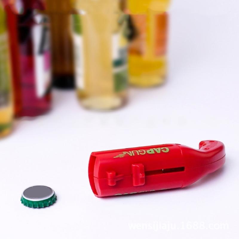 Moderne Pistolen-Stil Bieröffner Praktisches Kapsel-Schützen Werkzeug Getränkeöffner für Treffen und Grillpartys