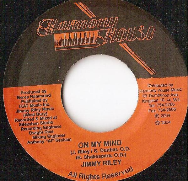 

7inch Record JIMMY RILEY - On My Mind NONE Harmony House 2004 Jamaica Reggae, Ska & Dub Used