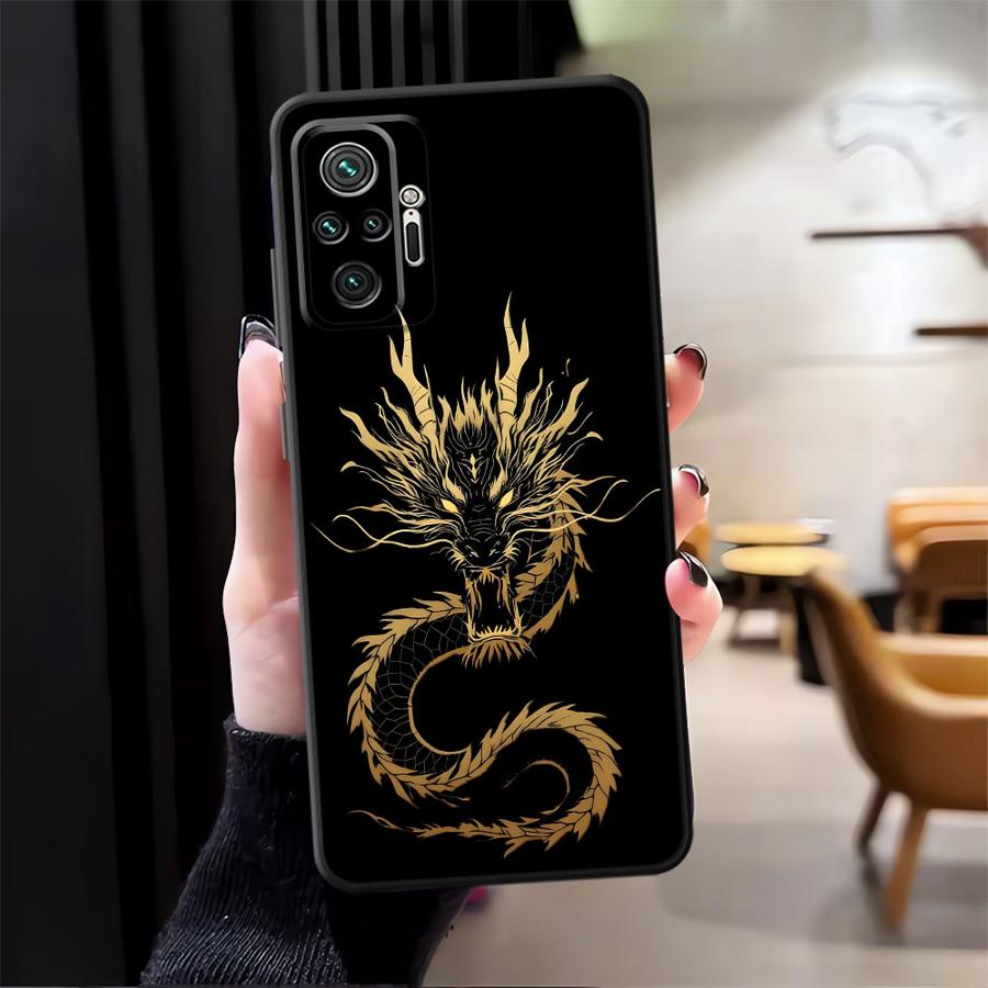 Case for Xiaomi Redmi Note 14 10 13 Pro Plus 12 11 Pro 9 8 7 A4 A5 A1 A2 A3 11S 14C K40 K80 12S 12C 13C Phone Cover Cool Dragon