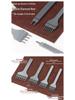 Diamantmeißel Lederhandwerk Set: Schräg- und Flachmeißel in verschiedenen Größen für DIY-Ledernähte (3mm - 6mm)