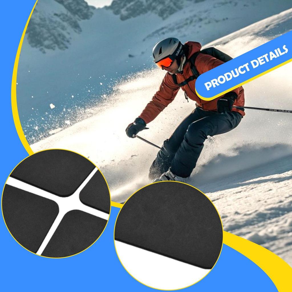 Cuttable Snowboard Shin Pads Black Foam Shin Guards for Ski Boot Liner Winter Skiing Protection