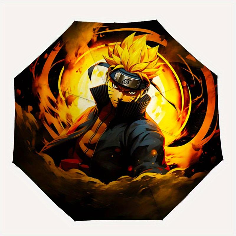 

1 шт. Вітрозахисна автоматична парасолька Naruto, Легка для жінок/чоловіків, Ідеальний різдвяний подарунок a0811211